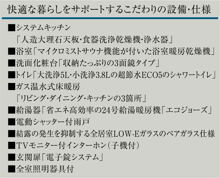 灘区一王山町　設備仕様